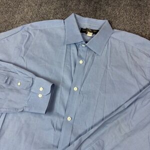 Banana Republic Mens XL Relaxed Fit Cotton Micro Houndstooth Button Down Shirt